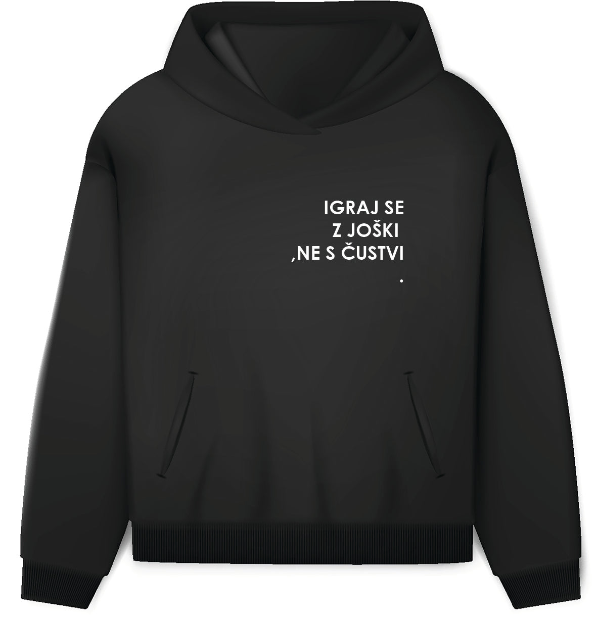 igraj se z joški ne s čustvi hoodie