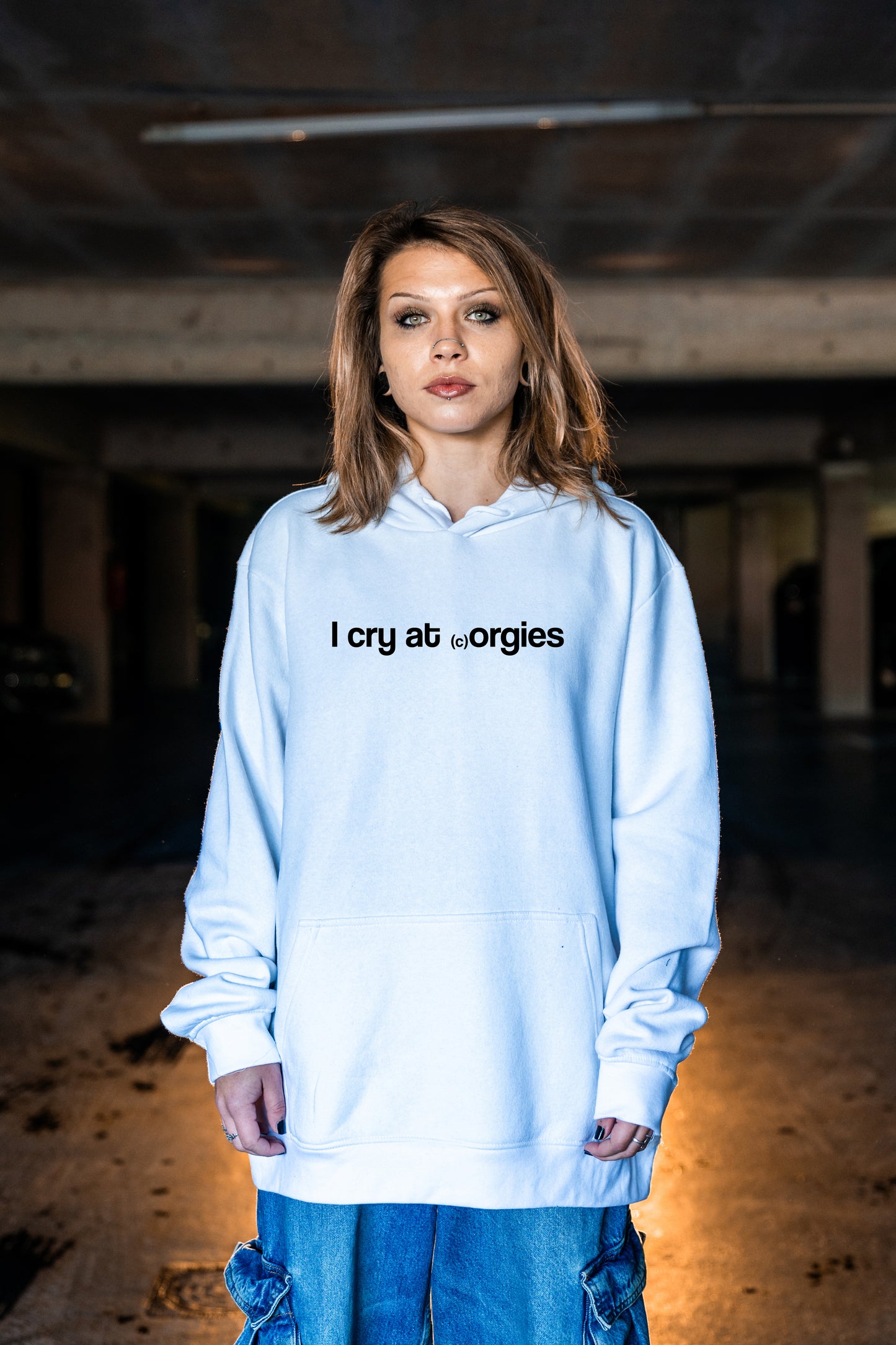 i cry at orgies hoodie