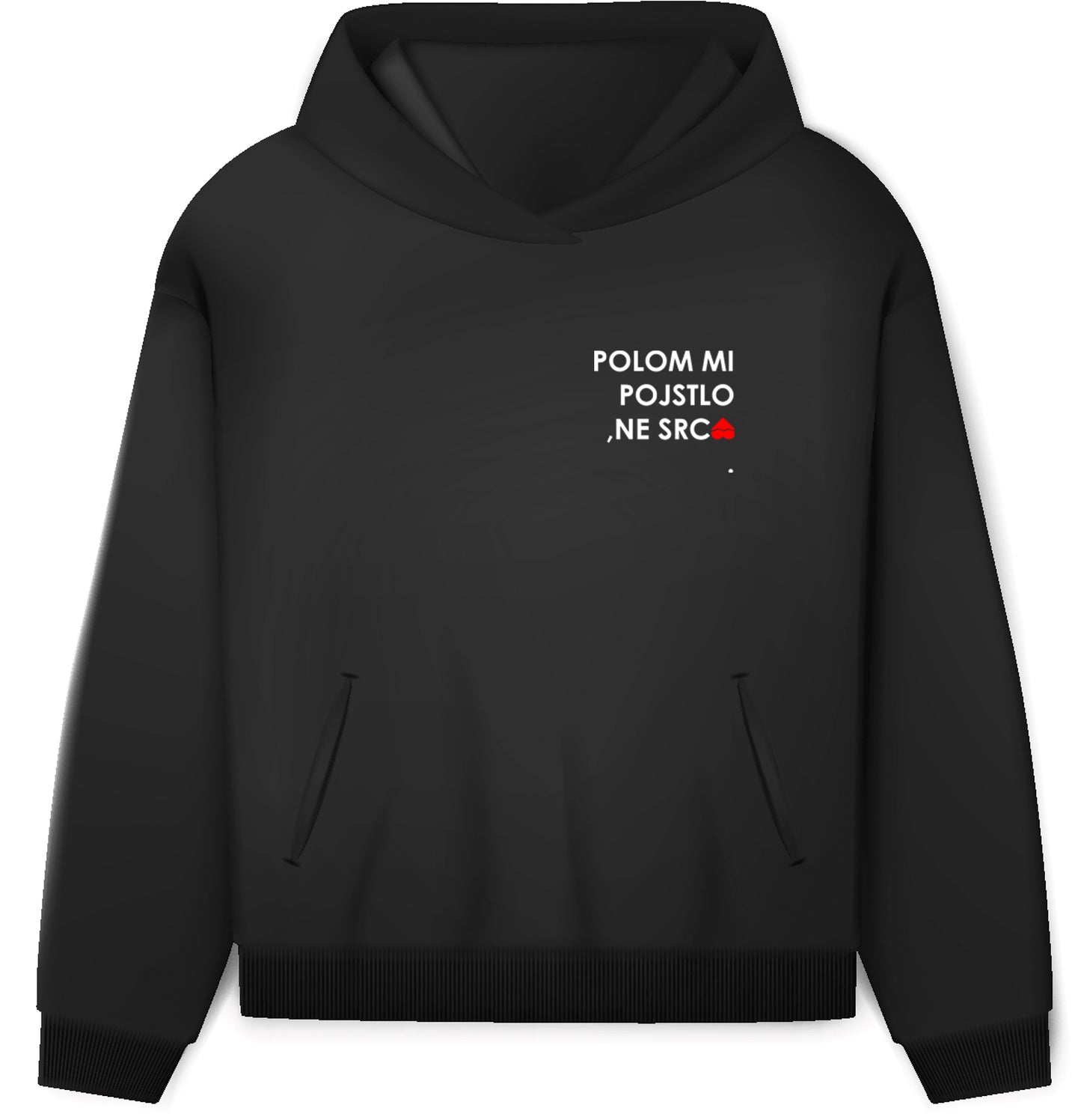 polom mi pojstlo, ne srca. hoodie