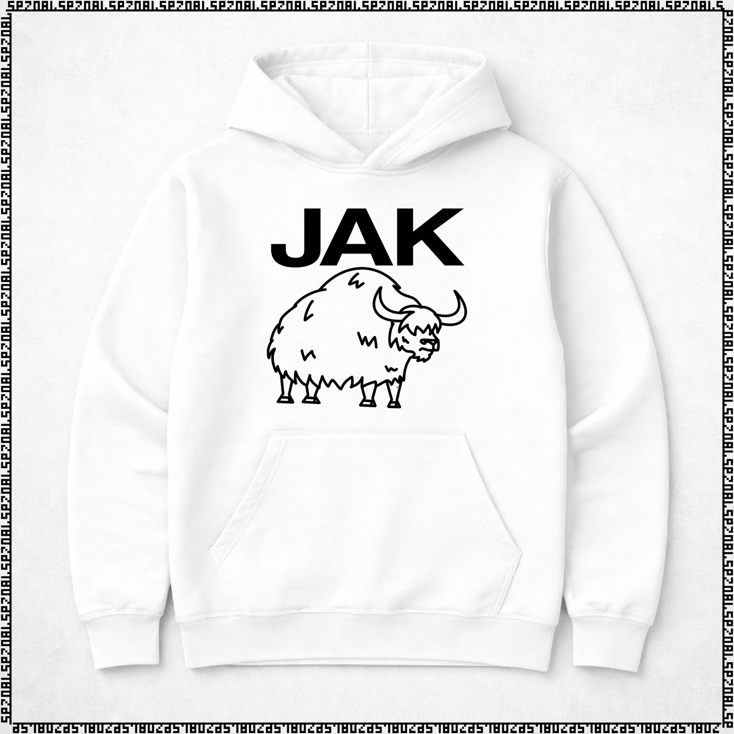 pulover s kapuco "jak"