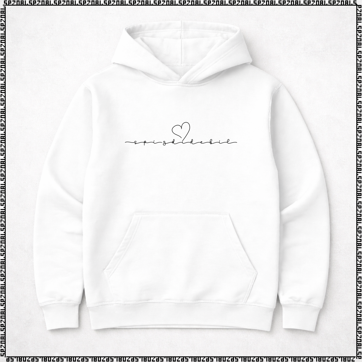 pulover s kapuco "incognito"