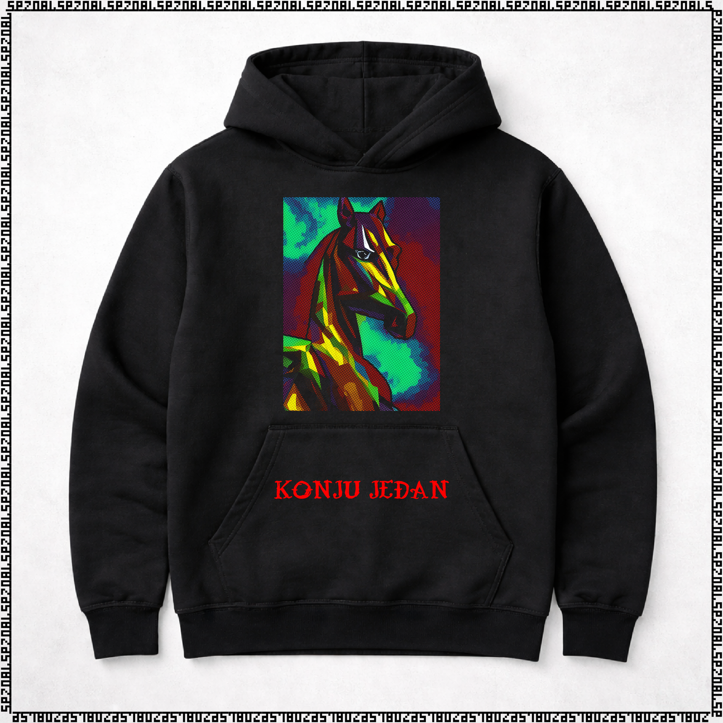 pulover s kapuco "konju jedan"