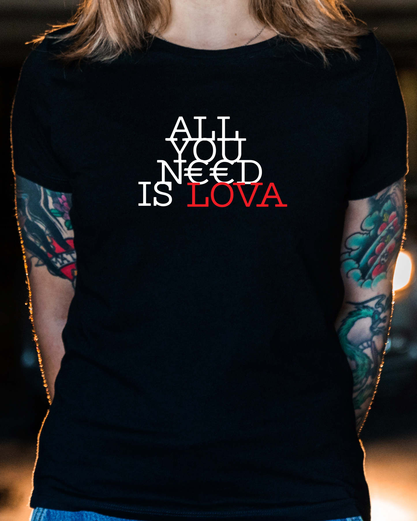 all you need is lova shirt