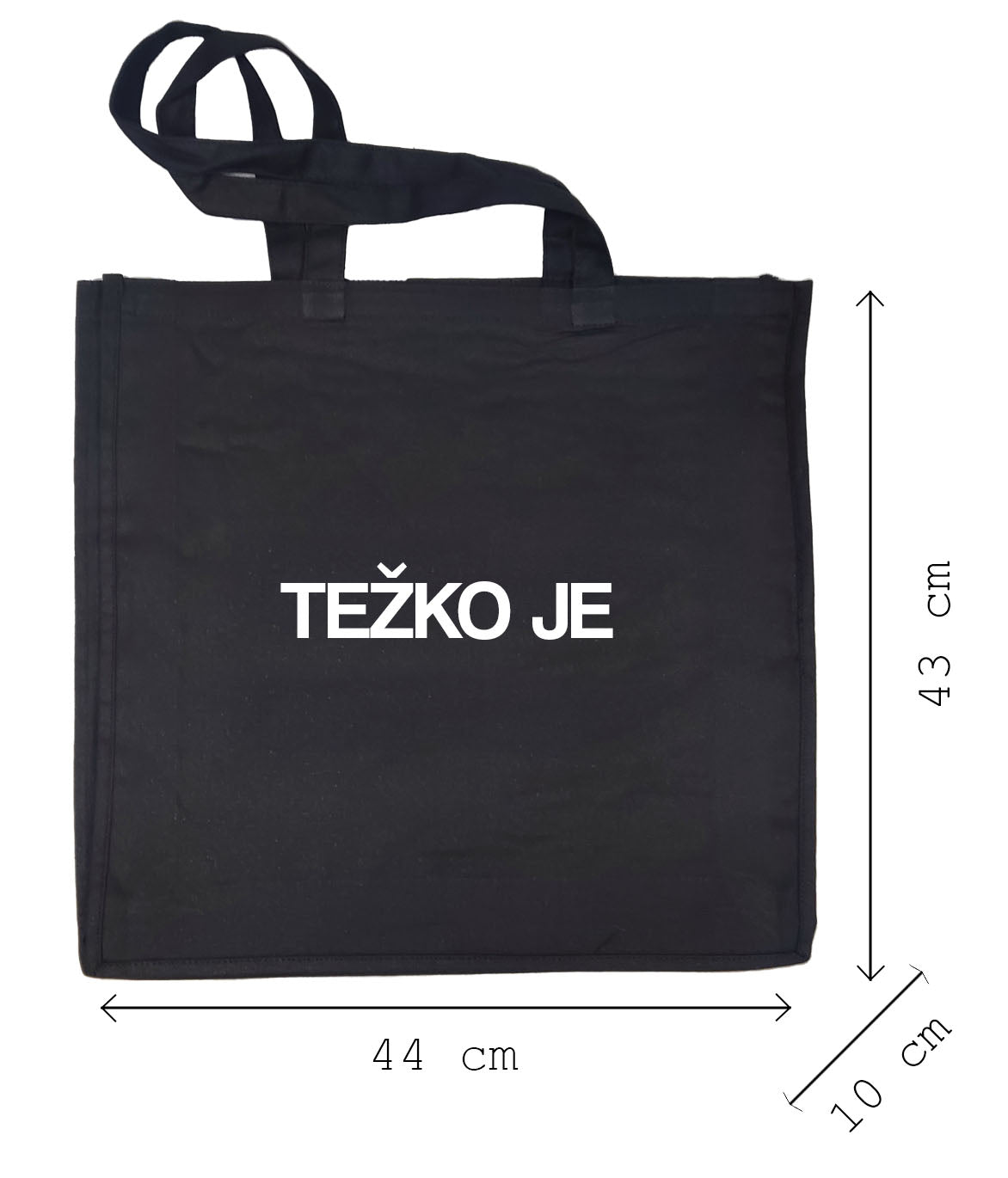 XL Nakupovalna vrečka - TEŽKO JE.