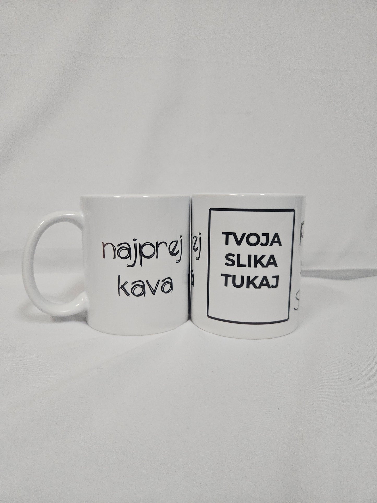 Skodelica - Najprej kava pol pa svet Personalizirana