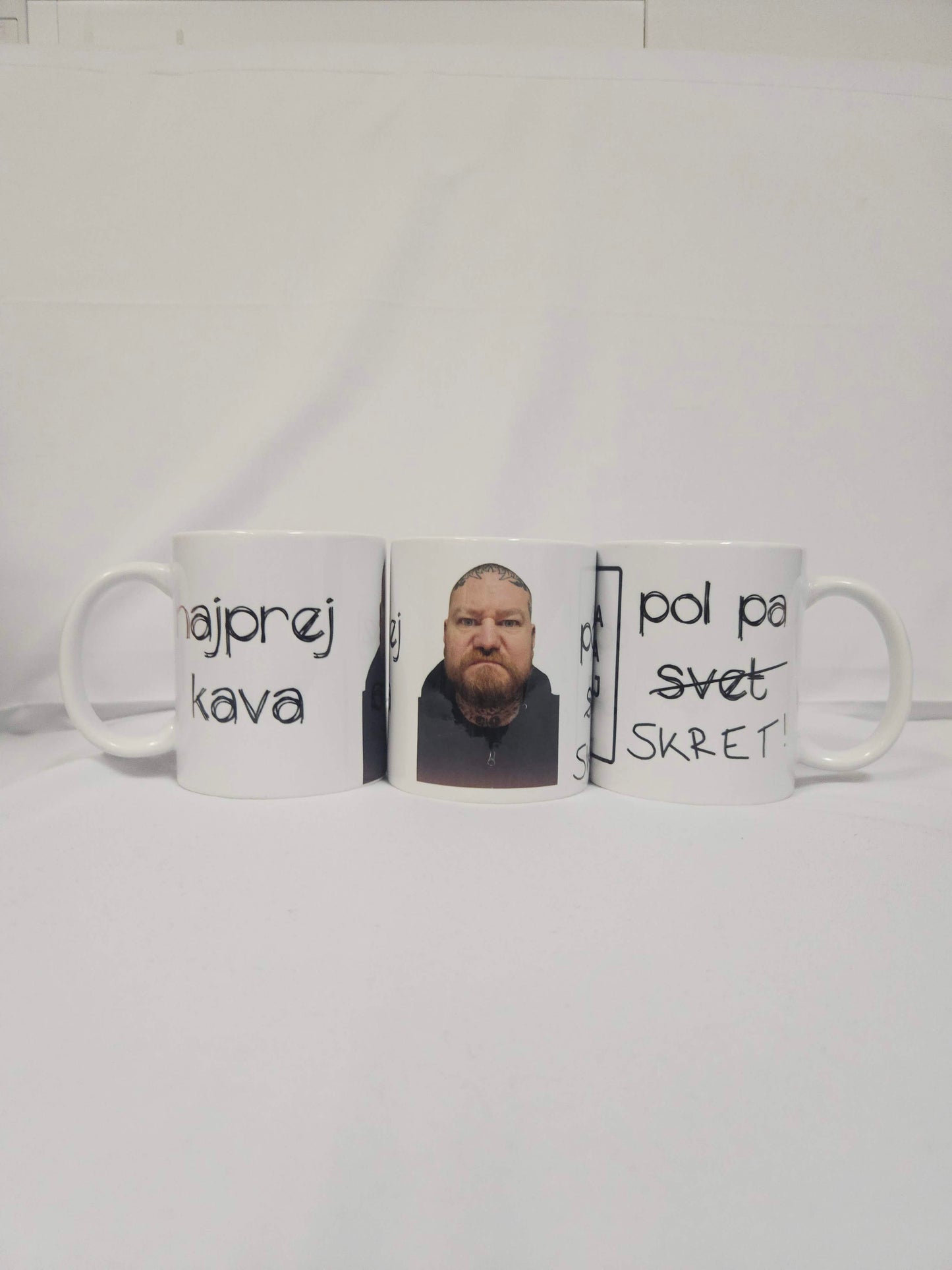 Skodelica - Najprej kava pol pa svet Personalizirana