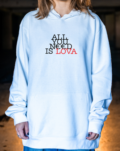 all you need is lova hoodie