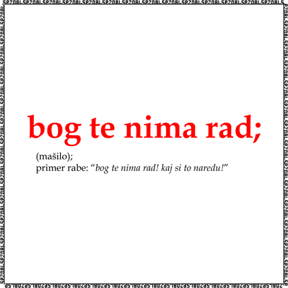 majica "bog te nima rad"