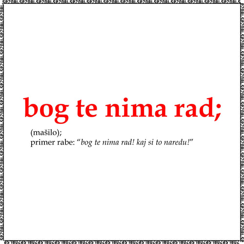 majica "bog te nima rad"