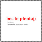 majica "bes te plentaj"