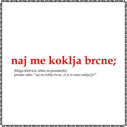 pulover s kapuco "naj me koklja brcne"