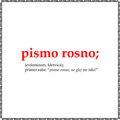 majica "pismo rosno"
