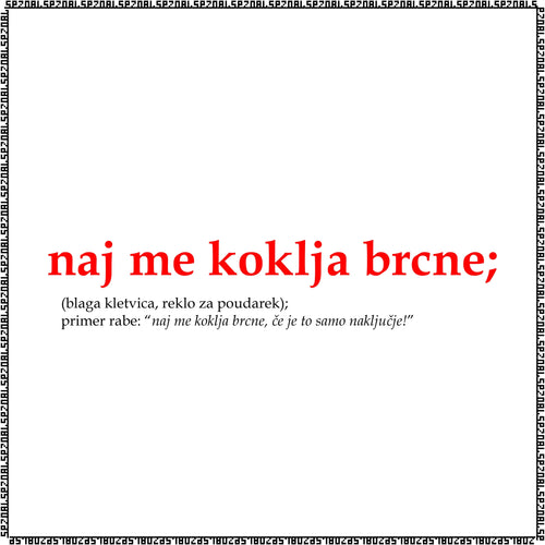 majica "naj me koklja brcne"