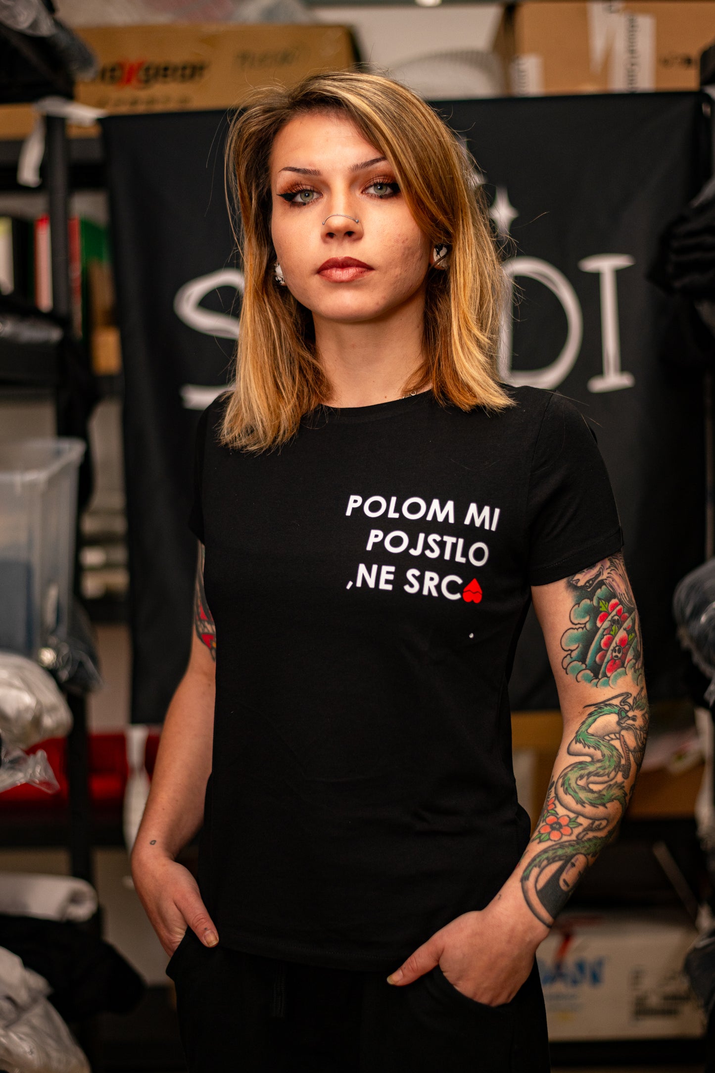 Polom mi pojstlo, ne srcA. shirt