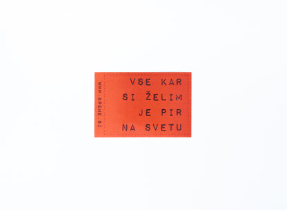 Na vreme odporna nalepka KOS