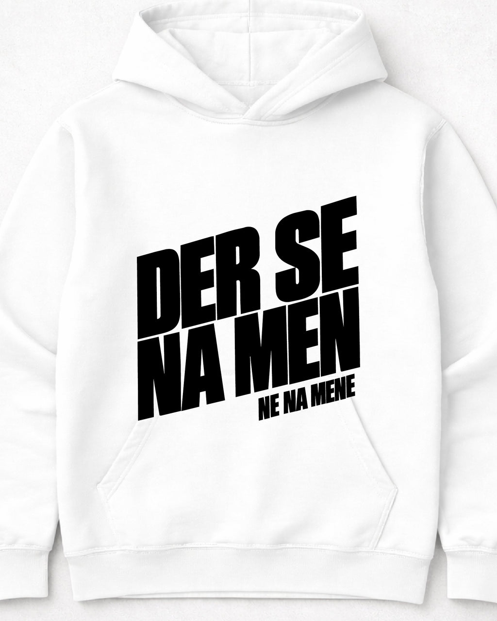 pulover s kapuco "der se na men ne na mene"