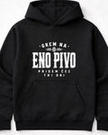 pulover s kapuco "eno pivo"