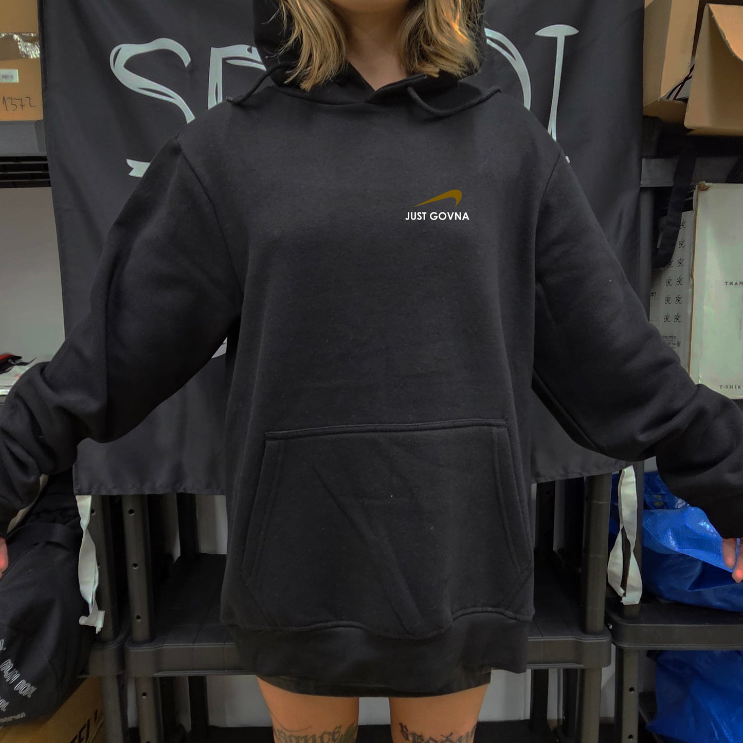 just govna hoodie