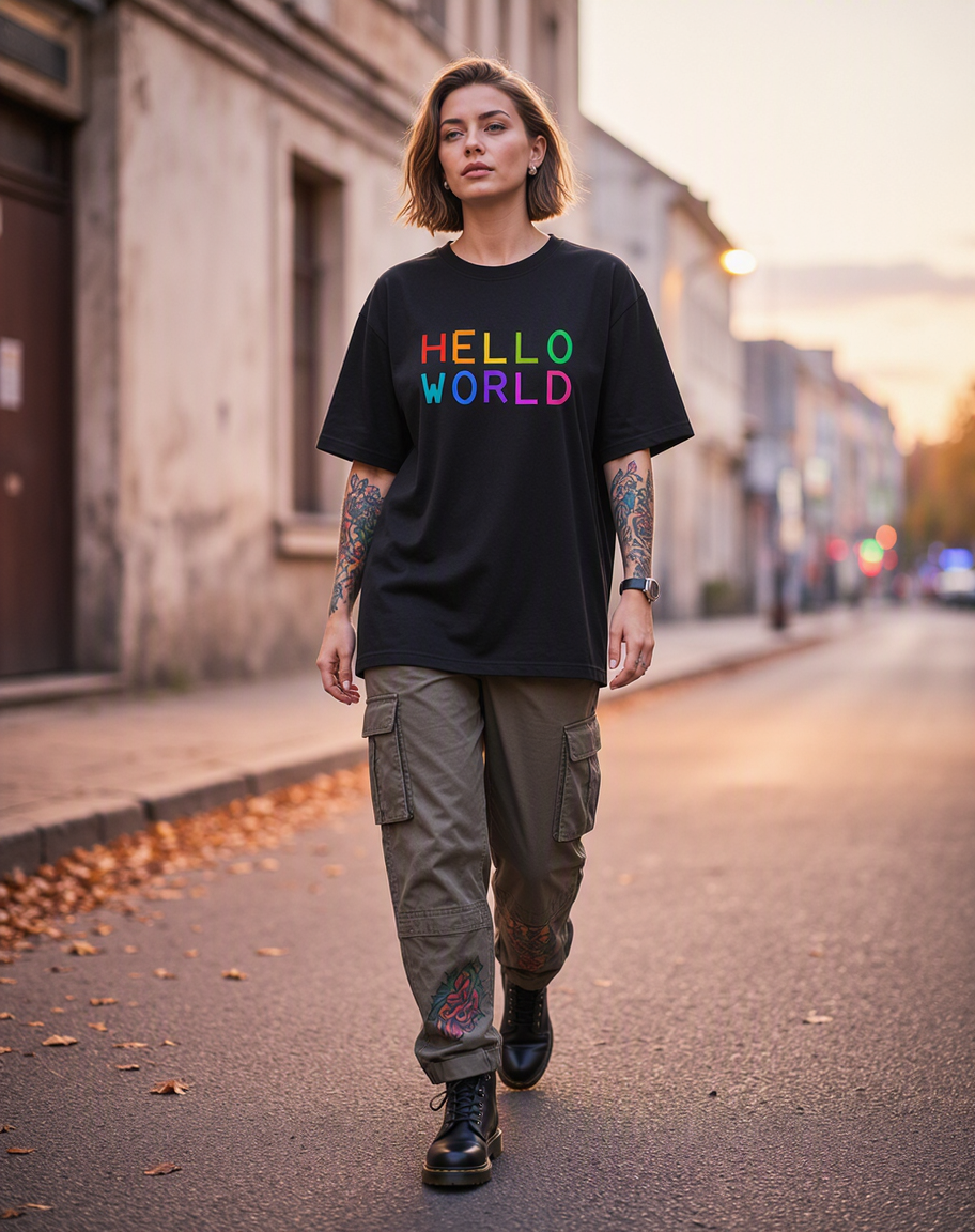 majica "hello world"