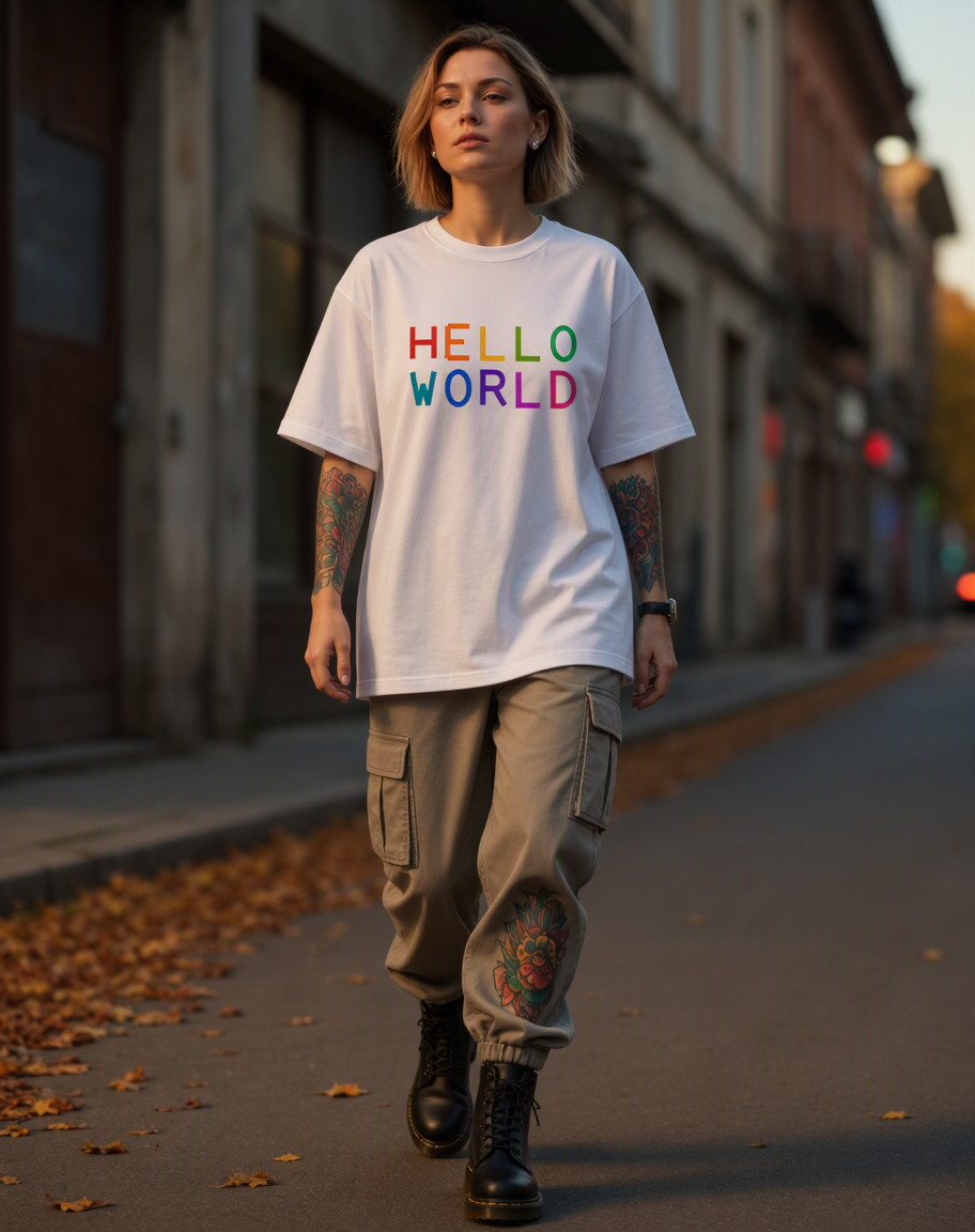 majica "hello world"