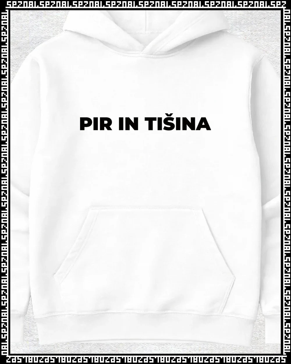 pulover s kapuco "pir in tišina"