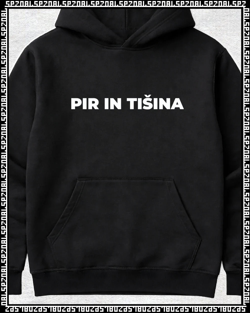 pulover s kapuco "pir in tišina"