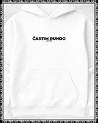 pulover s kapuco "častim rundo jutri"