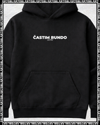 pulover s kapuco "častim rundo jutri"