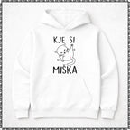 pulover s kapuco "kje si miška"