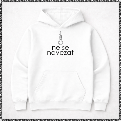 pulover s kapuco "ne se navezat"