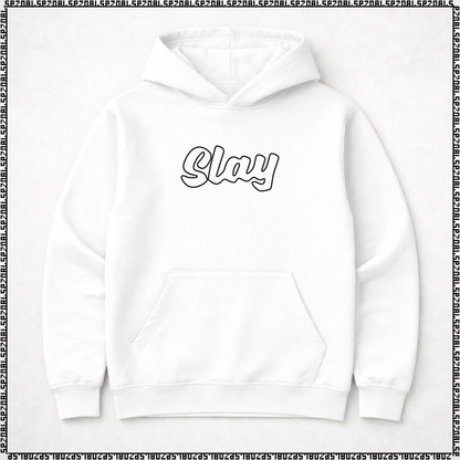 pulover s kapuco "slay"