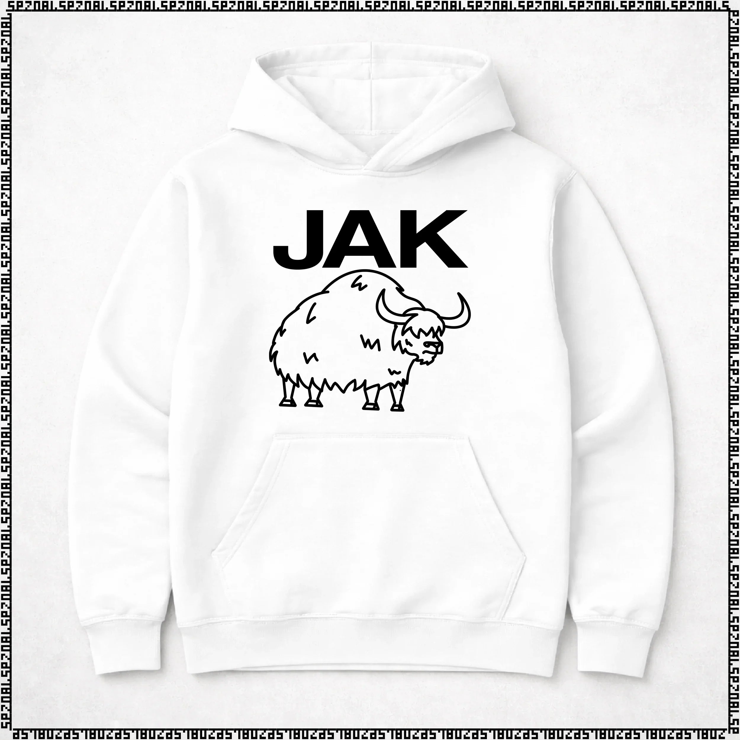 pulover s kapuco "jak"