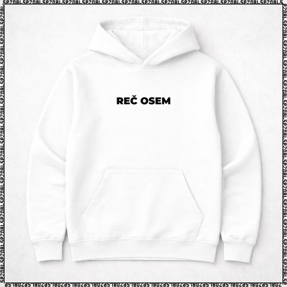 pulover s kapuco "reč osem"