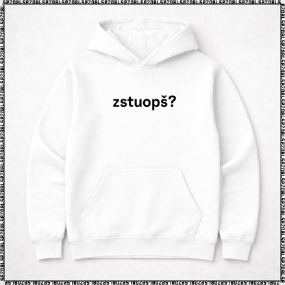 pulover s kapuco "zstuopš?