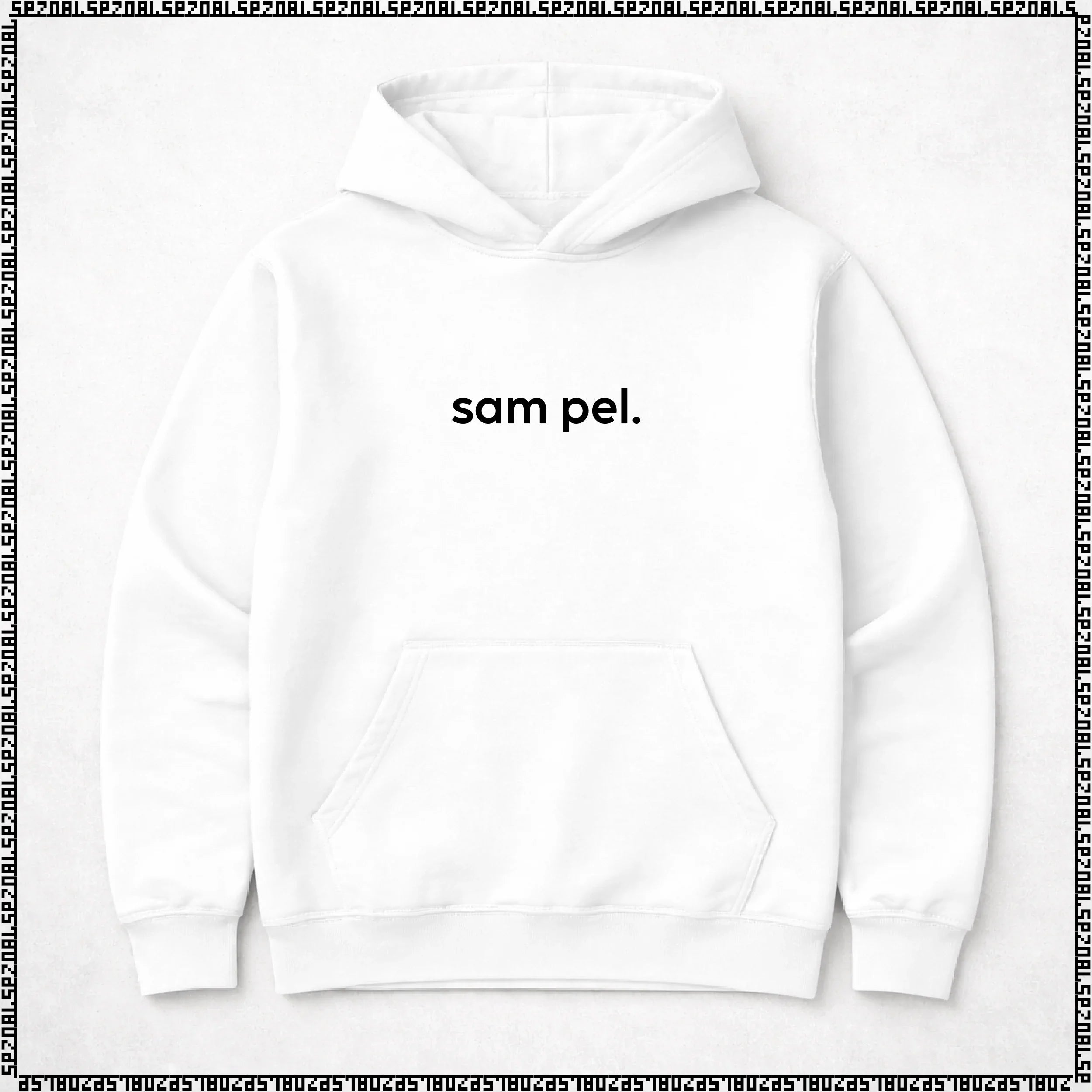 pulover s kapuco "sam pel"