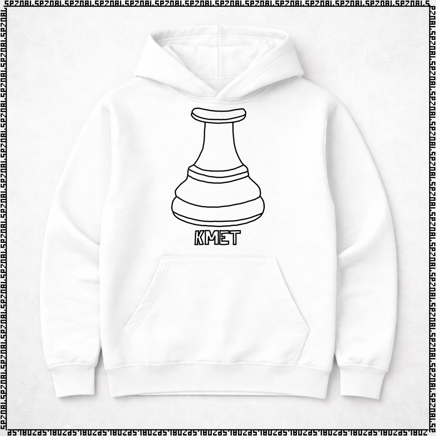 pulover s kapuco "kmet"