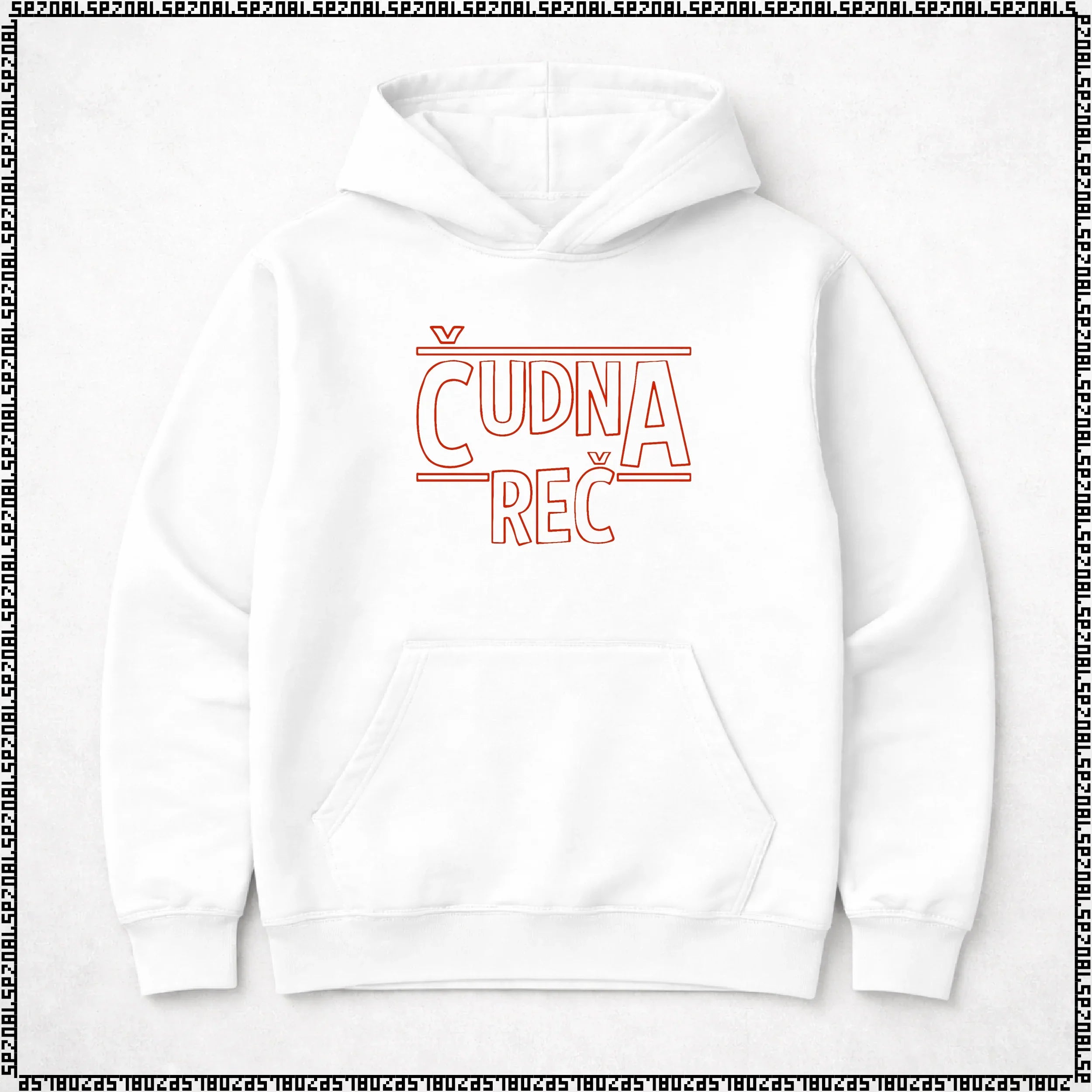 pulover s kapuco "čudna reč"