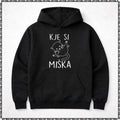 pulover s kapuco "kje si miška"