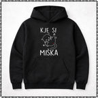 pulover s kapuco "kje si miška"