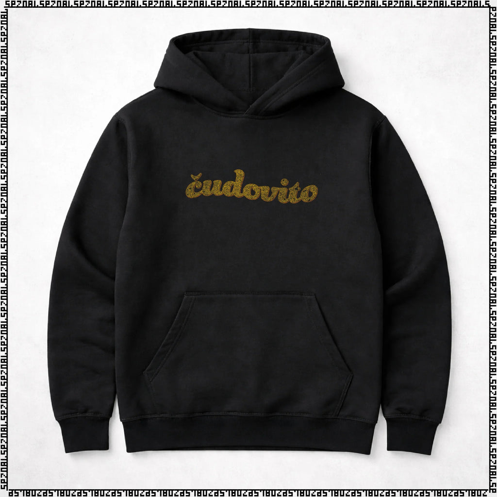pulover s kapuco "čudovito"