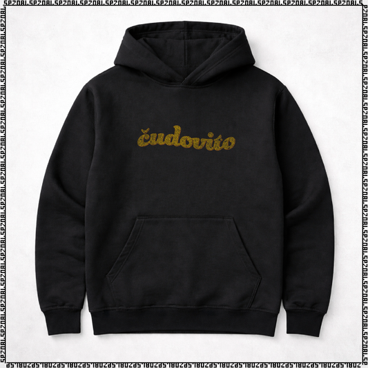 pulover s kapuco "čudovito"