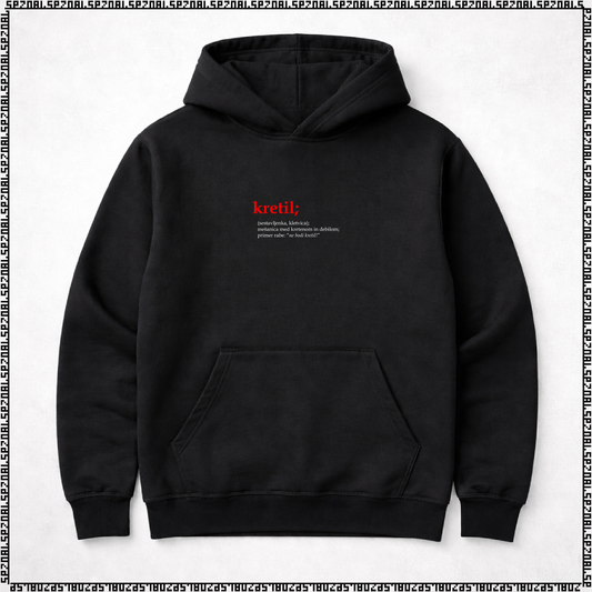 pulover s kapuco "kretil"