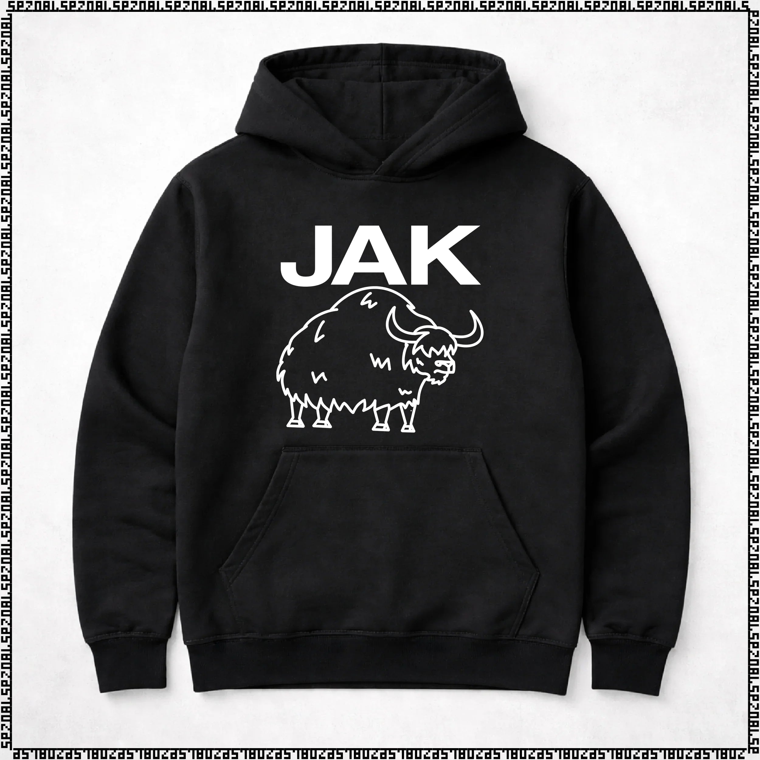 pulover s kapuco "jak"