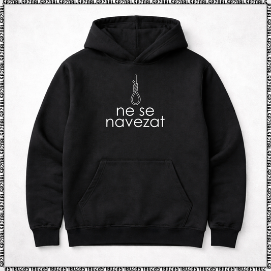 pulover s kapuco "ne se navezat"