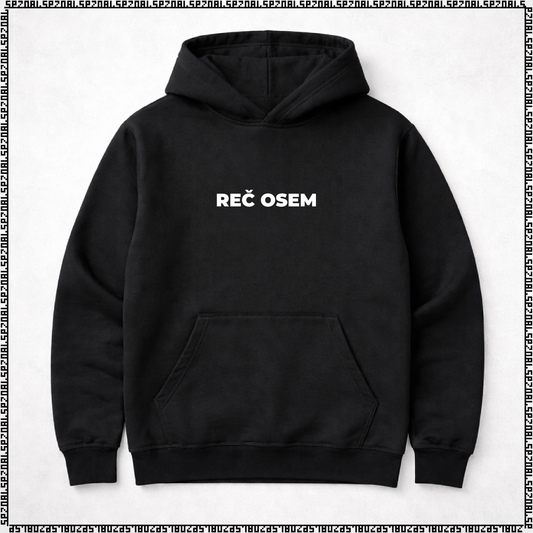 pulover s kapuco "reč osem"