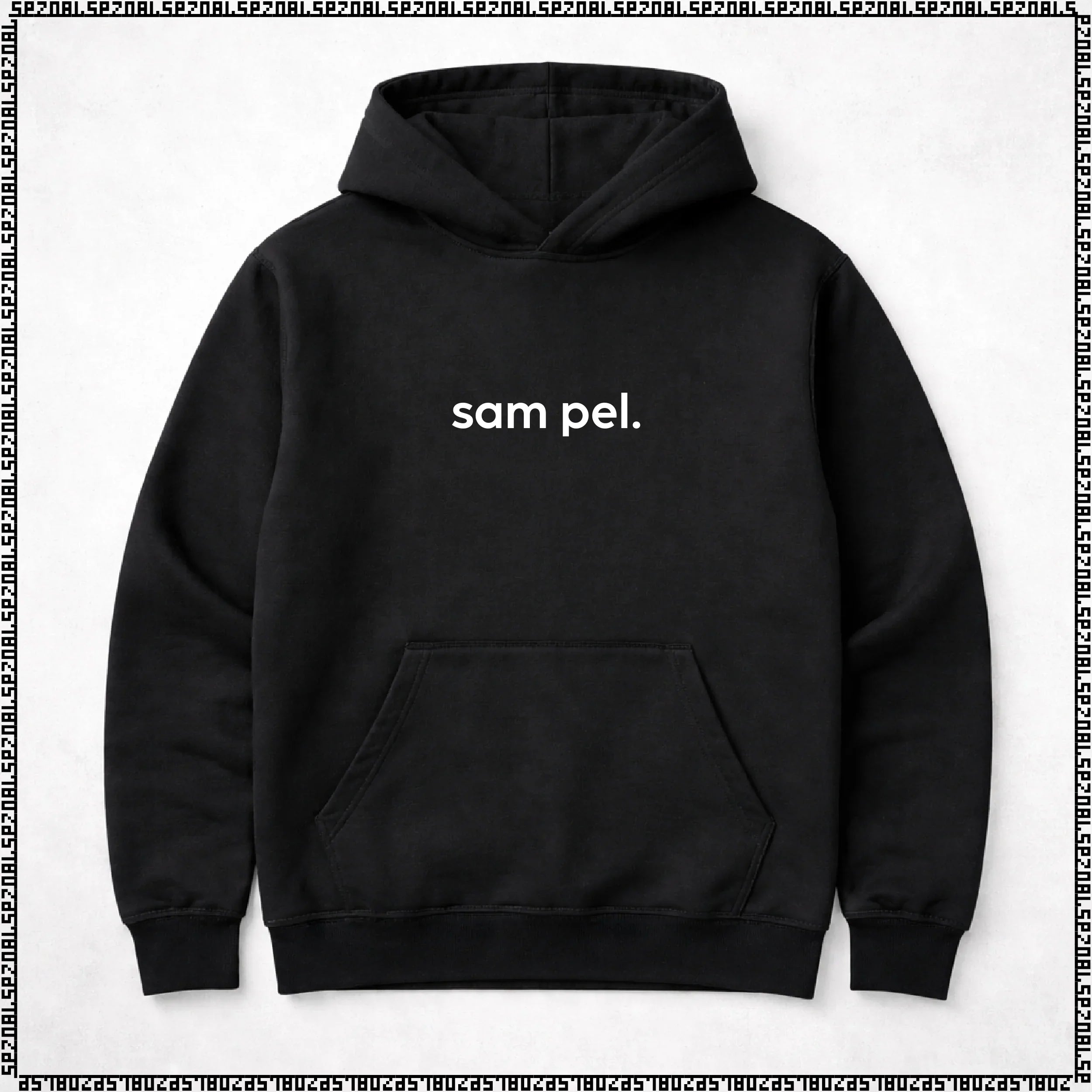 pulover s kapuco "sam pel"