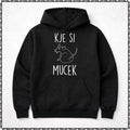 pulover s kapuco "kje si mucek"