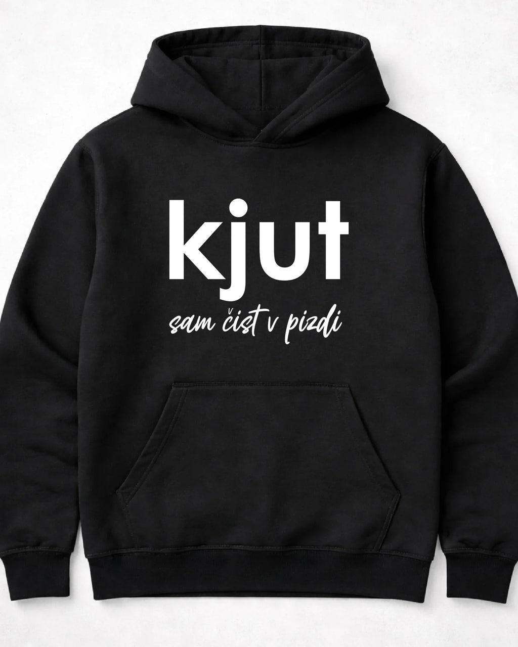 pulover s kapuco "kjut sam čist v pizdi"