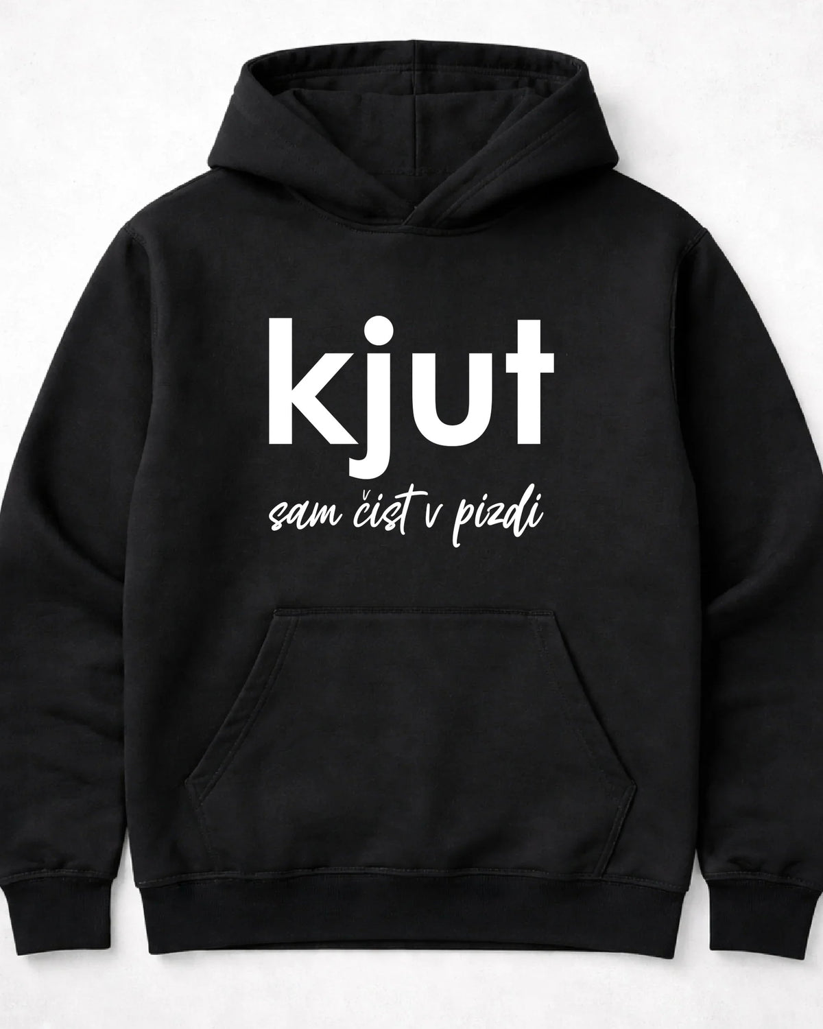 pulover s kapuco "kjut sam čist v pizdi"