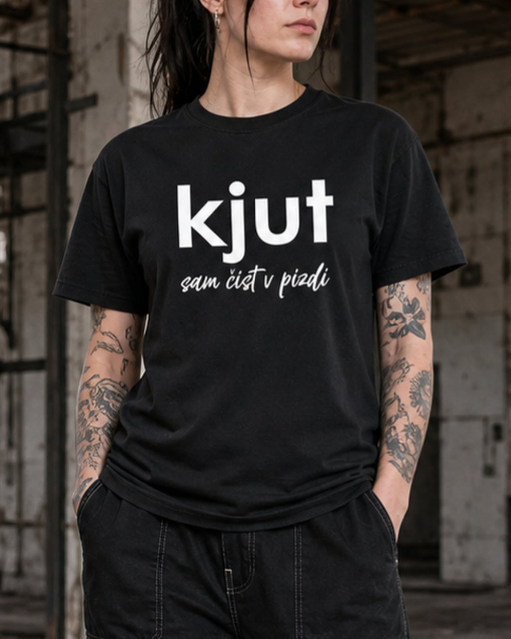 majica "kjut sam čist v pizdi"